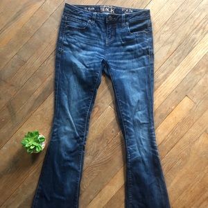 Buckle Black flare jeans